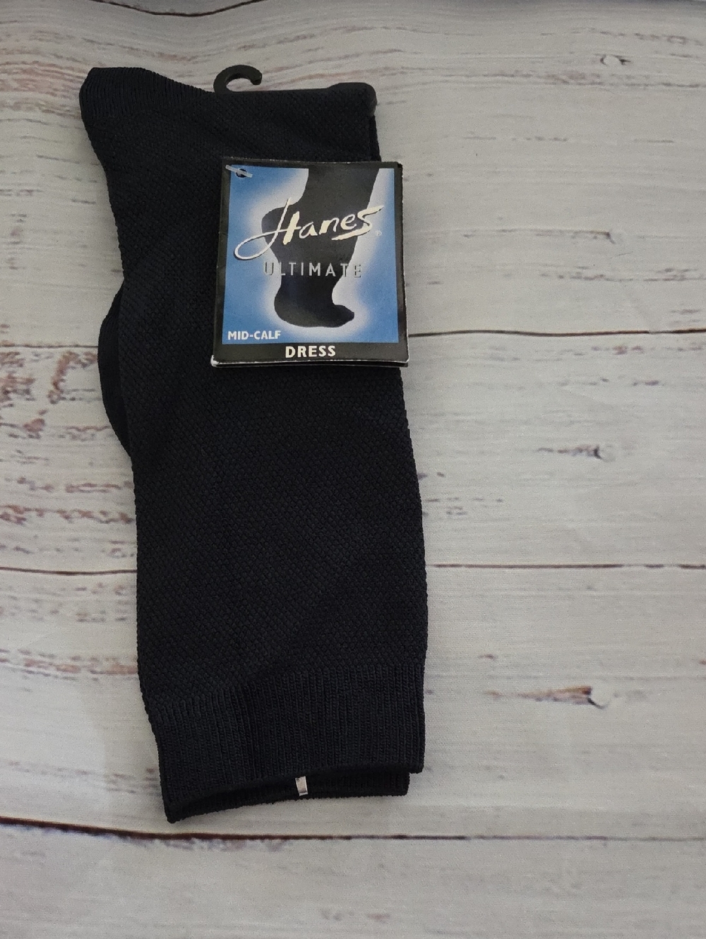 Hanes Women's Dress Mid-Calf Socks - Navy